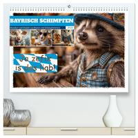 Vorderes Coverbild Bayrisch schimpfen - Mundart und Dialekt aus Bayern mit Schimpfwörtern (hochwertiger Premium Wandkalender 2026 DIN A2 quer), Kunstdruck in Hochglanz
