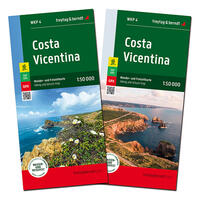 Vorderes Coverbild Costa Vicentina, Wanderkarte 1:50.000, freytag & berndt