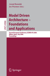 Vorderes Coverbild Model-Driven Architecture - Foundations and Applications