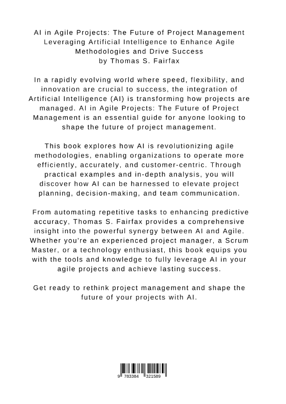 Rückseitencover AI in Agile Projects: The Future of Project Management