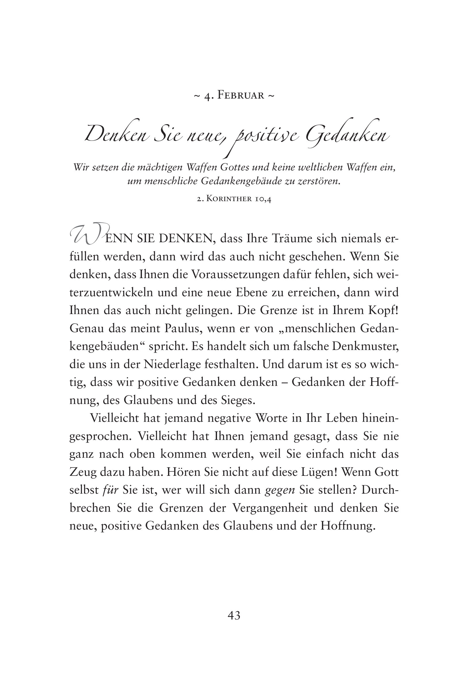 Beispielinhalt (Bild) Guten Morgen!