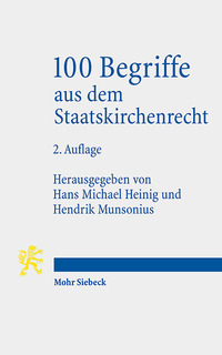 Vorderes Coverbild 100 Begriffe aus dem Staatskirchenrecht