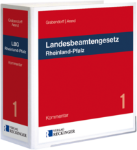 Vorderes Coverbild Landesbeamtengesetz Rheinland-Pfalz