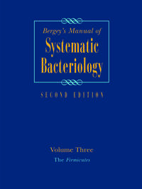 Vorderes Coverbild (hohe Qualität) Bergey's Manual of Systematic Bacteriology