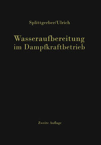 Vorderes Coverbild Wasseraufbereitung im Dampfkraftbetrieb