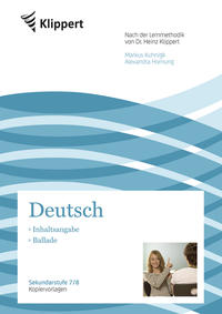 Vorderes Coverbild Inhaltsangabe - Ballade