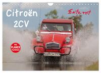 Vorderes Coverbild Citroën 2CV - Ente rot (Wandkalender 2025 DIN A4 quer), CALVENDO Monatskalender