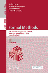 Vorderes Coverbild Formal Methods