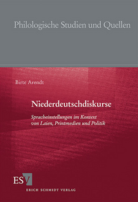 Vorderes Coverbild Niederdeutschdiskurse