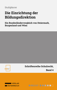 Vorderes Coverbild Die Einrichtung der Bildungsdirektion