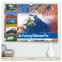 Vorderes Coverbild Die Festung Hohenwerfen (hochwertiger Premium Wandkalender 2025 DIN A2 quer), Kunstdruck in Hochglanz