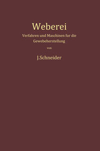 Vorderes Coverbild Weberei