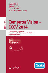 Vorderes Coverbild Computer Vision -- ECCV 2014