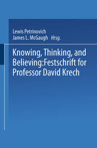 Vorderes Coverbild Knowing, Thinking, and Believing