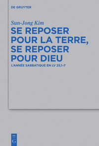 Vorderes Coverbild Se reposer pour la terre, se reposer pour Dieu