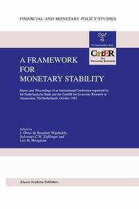 Vorderes Coverbild A Framework for Monetary Stability