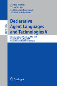 Vorderes Coverbild Declarative Agent Languages and Technologies V