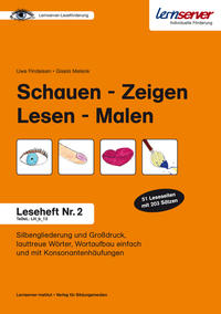 Vorderes Coverbild Leseheft 2: Schauen - Zeigen - Lesen - Malen