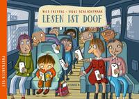 Vorderes Coverbild Lesen ist doof Postkarten-Set