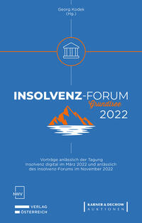 Vorderes Coverbild Insolvenz-Forum 2022