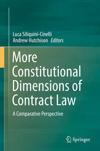Vorderes Coverbild More Constitutional Dimensions of Contract Law