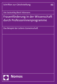 Vorderes Coverbild Frauenförderung in der Wissenschaft durch Professorinnenprogramme