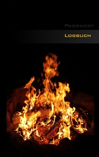 Vorderes Coverbild Logbuch (Internet Organizer und Passwortbuch (Red Hot Data))