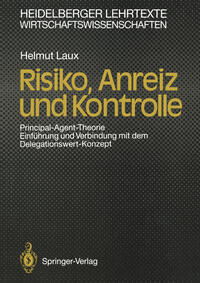 Vorderes Coverbild Risiko, Anreiz und Kontrolle