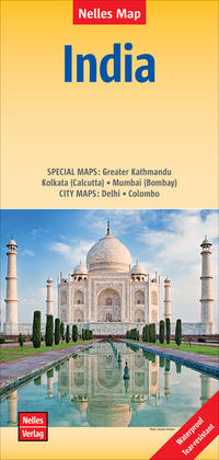 Vorderes Coverbild Nelles Map Landkarte India