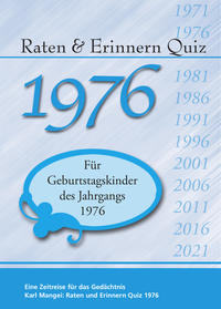 Vorderes Coverbild Raten und Erinnern Quiz 1976