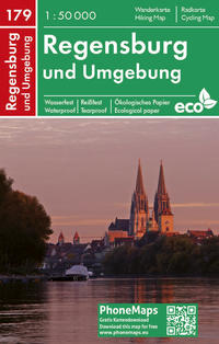 Vorderes Coverbild Regensburg und Umgebung, Wander - Radkarte 1 : 50 000