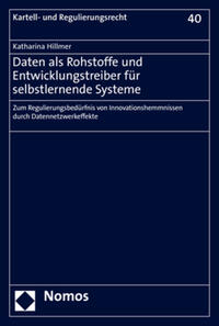 Vorderes Coverbild Daten als Rohstoffe und Entwicklungstreiber für selbstlernende Systeme
