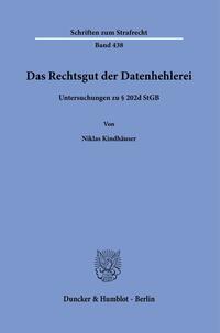Vorderes Coverbild Das Rechtsgut der Datenhehlerei