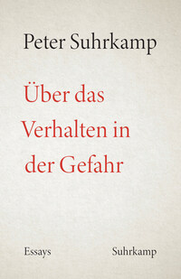 Vorderes Coverbild Über das Verhalten in der Gefahr