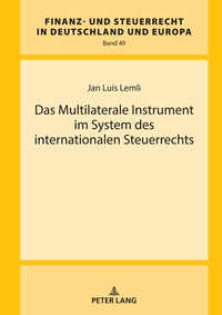 Vorderes Coverbild Das Multilaterale Instrument im System des internationalen Steuerrechts