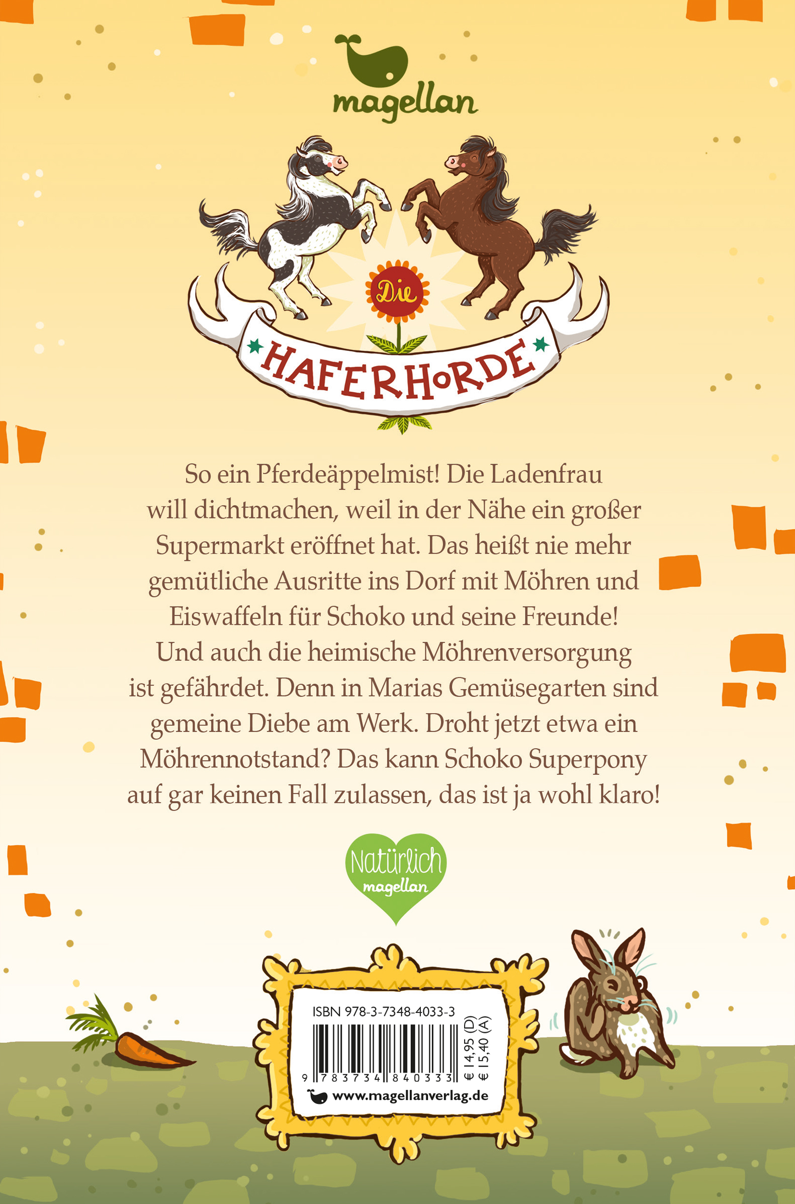 Rückseitencover Die Haferhorde - Jetzt geht's um die Möhre!