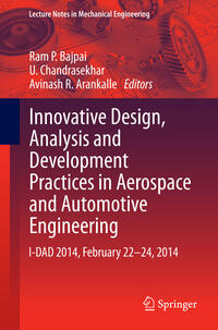 Vorderes Coverbild Innovative Design, Analysis and Development Practices in Aerospace and Automotive Engineering
