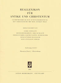 Vorderes Coverbild Reallexikon für Antike und Christentum