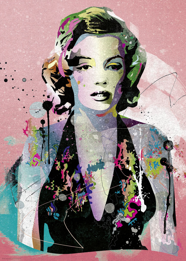 Beispielinhalt (Bild) Marilyn Puzzle