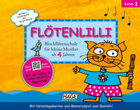 Vorderes Coverbild Flötenlilli - Blockflötenschule, Band 1