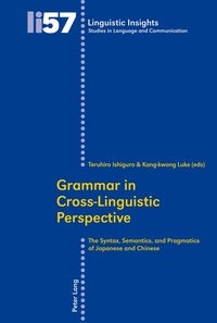 Vorderes Coverbild Grammar in Cross-Linguistic Perspective