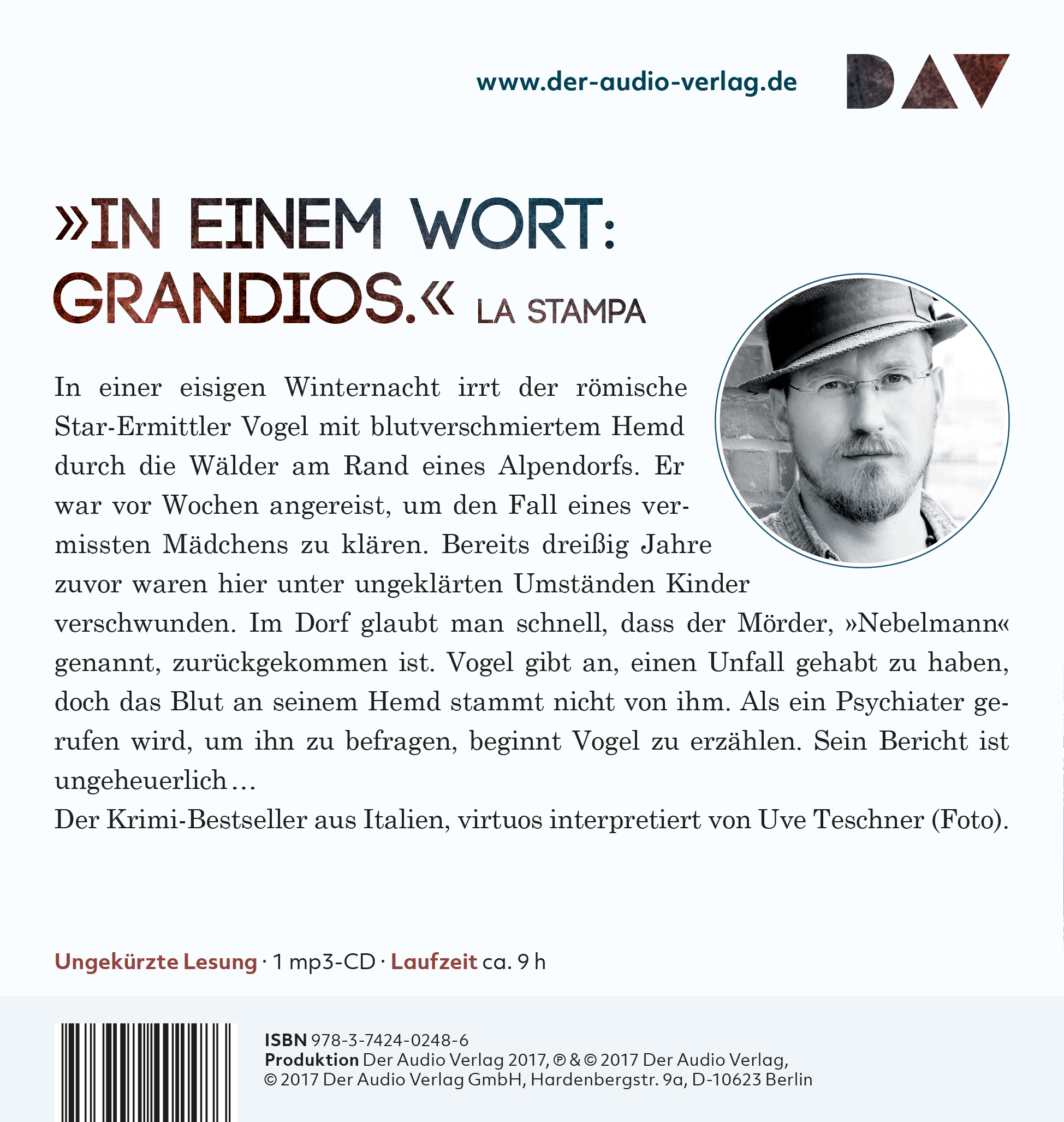 Rückseitencover Der Nebelmann