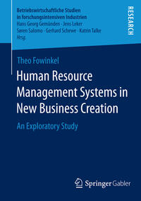 Vorderes Coverbild Human Resource Management Systems in New Business Creation