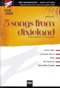 Vorderes Coverbild 5 songs from dixieland
