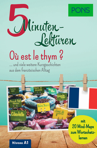 Vorderes Coverbild PONS 5-Minuten-Lektüren Französisch A1 - Où est le thym ?
