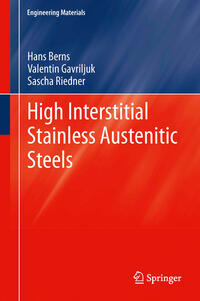 Vorderes Coverbild High Interstitial Stainless Austenitic Steels
