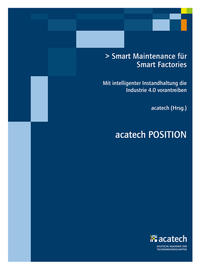 Vorderes Coverbild Smart Maintenance für Smart Factories