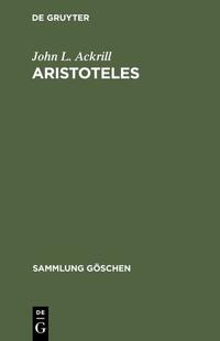 Vorderes Coverbild Aristoteles