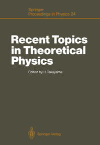 Vorderes Coverbild Recent Topics in Theoretical Physics