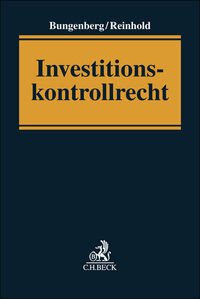 Vorderes Coverbild Investitionskontrollrecht